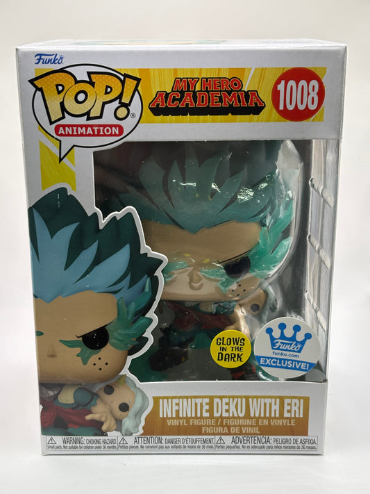 Funko POP! Animation My Hero Academia #1008 Infinite Deku with Eri Glow Exclusive FRENLY BRICKS - Open 7 Days