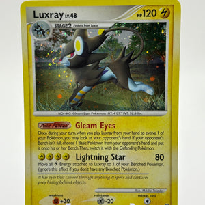 Pokemon TCG Diamond Pearl Base - Luxray 7/130 Rare Holo LP FRENLY BRICKS - Open 7 Days