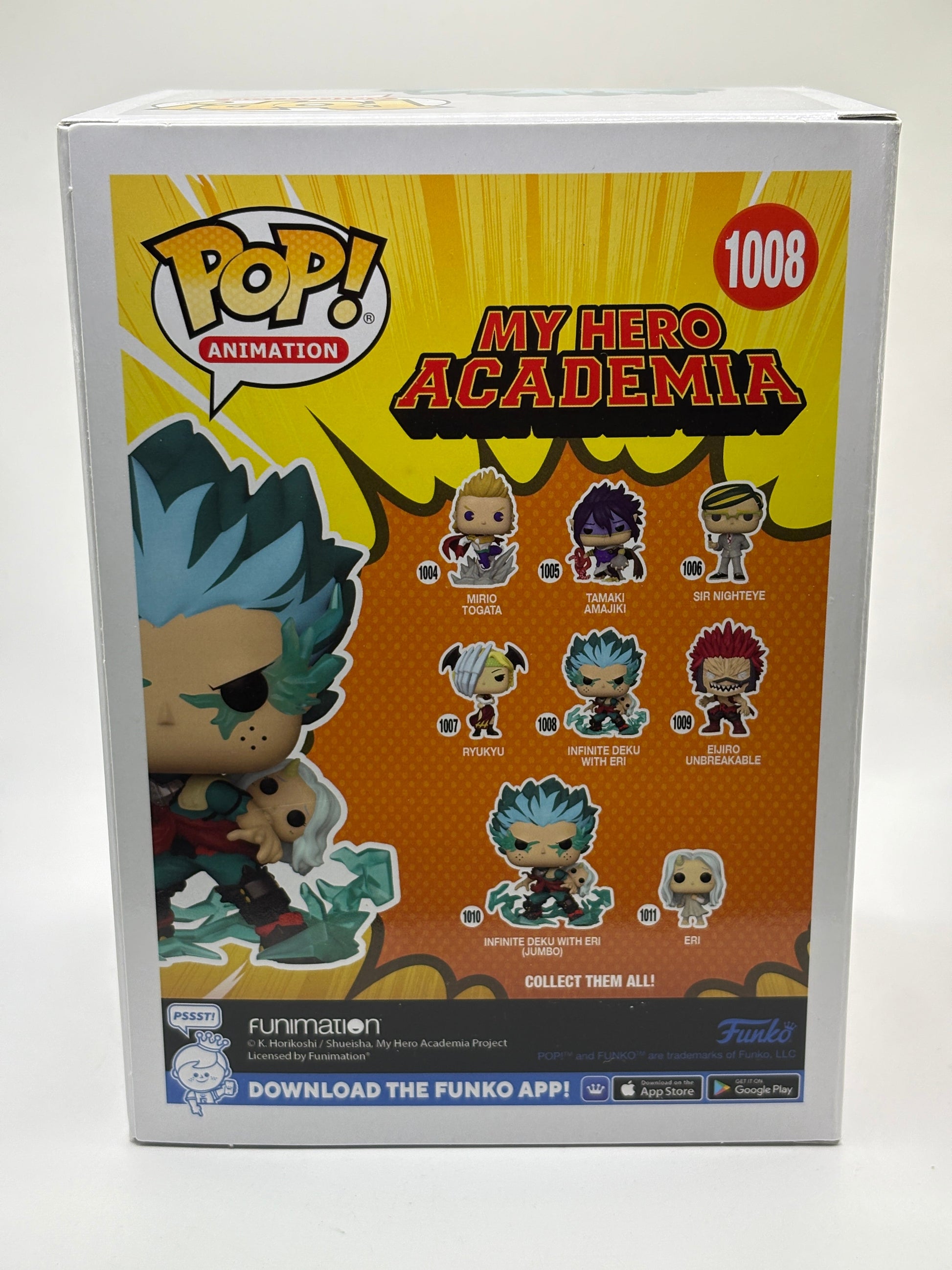 Funko POP! Animation My Hero Academia #1008 Infinite Deku with Eri Glow Exclusive FRENLY BRICKS - Open 7 Days