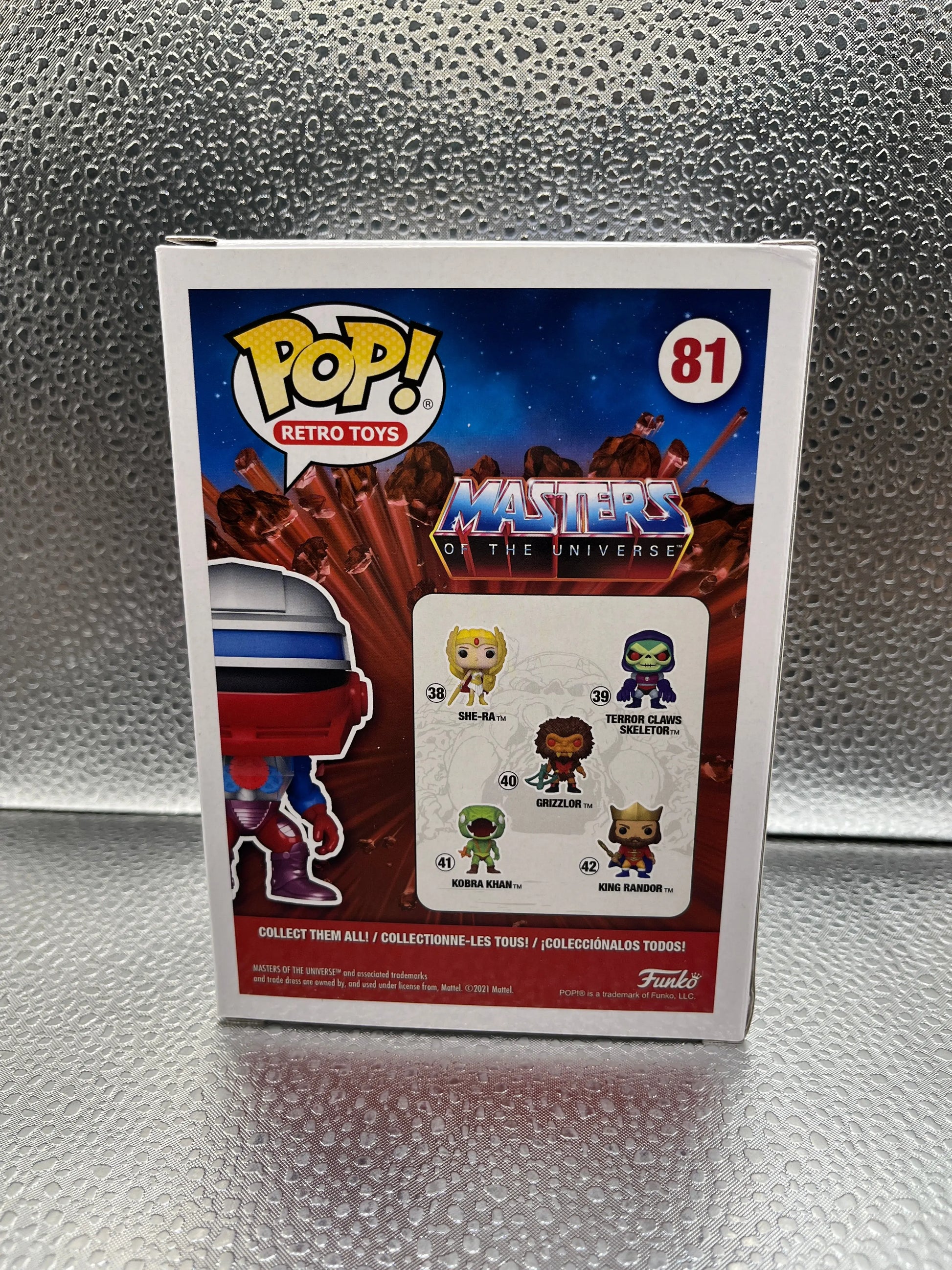 Funko POP Retro Toys - MOTU Roboto #81 (2021 Funkon Summer Exclusive) FRENLY BRICKS - Open 7 Days