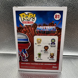 Funko POP Retro Toys - MOTU Roboto #81 (2021 Funkon Summer Exclusive) FRENLY BRICKS - Open 7 Days