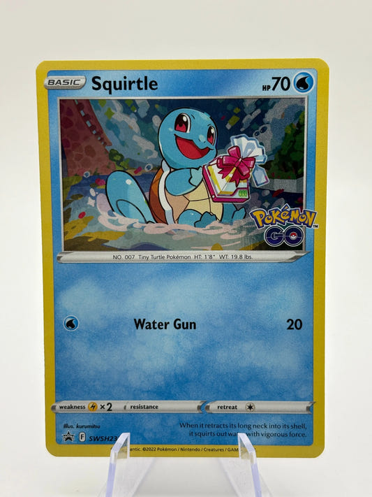 Pokémon TCG Sword Shield Promos - Squirtle SWSH233 Black Star Promo LP