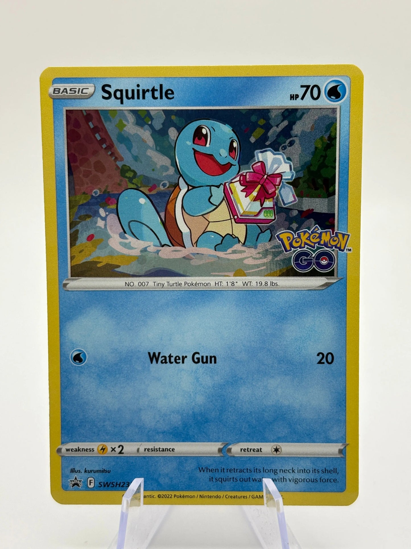 Pokemon TCG Sword Shield Promos - Squirtle SWSH233 Black Star Promo LP FRENLY BRICKS - Open 7 Days