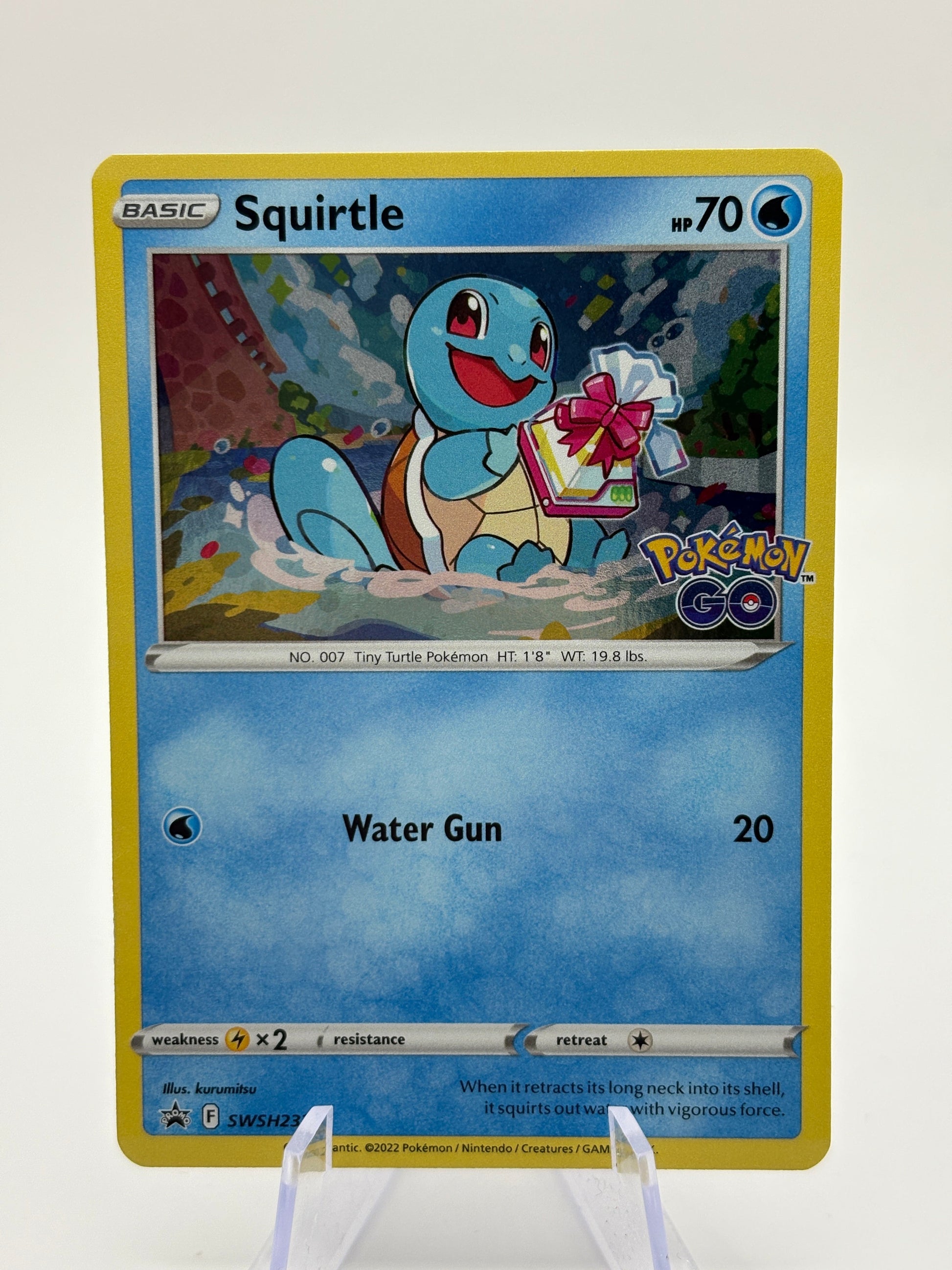 Pokemon TCG Sword Shield Promos - Squirtle SWSH233 Black Star Promo LP FRENLY BRICKS - Open 7 Days