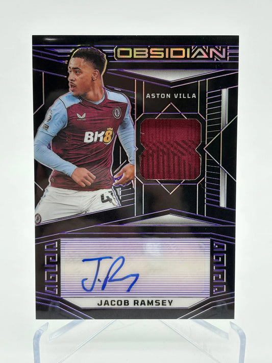 2023-24 Panini Obsidian Soccer - Jacob Ramsey #JA-JR Auto & Patch /25 FRENLY BRICKS - Open 7 Days