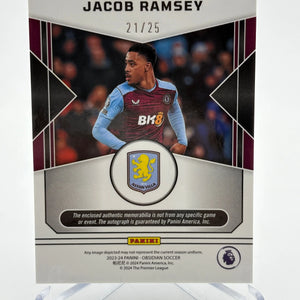 2023-24 Panini Obsidian Soccer - Jacob Ramsey #JA-JR Auto & Patch /25 FRENLY BRICKS - Open 7 Days