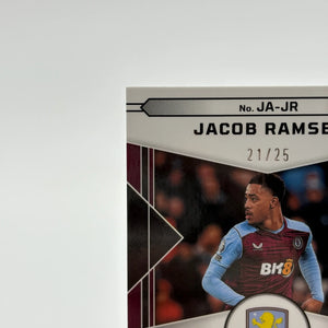 2023-24 Panini Obsidian Soccer - Jacob Ramsey #JA-JR Auto & Patch /25 FRENLY BRICKS - Open 7 Days