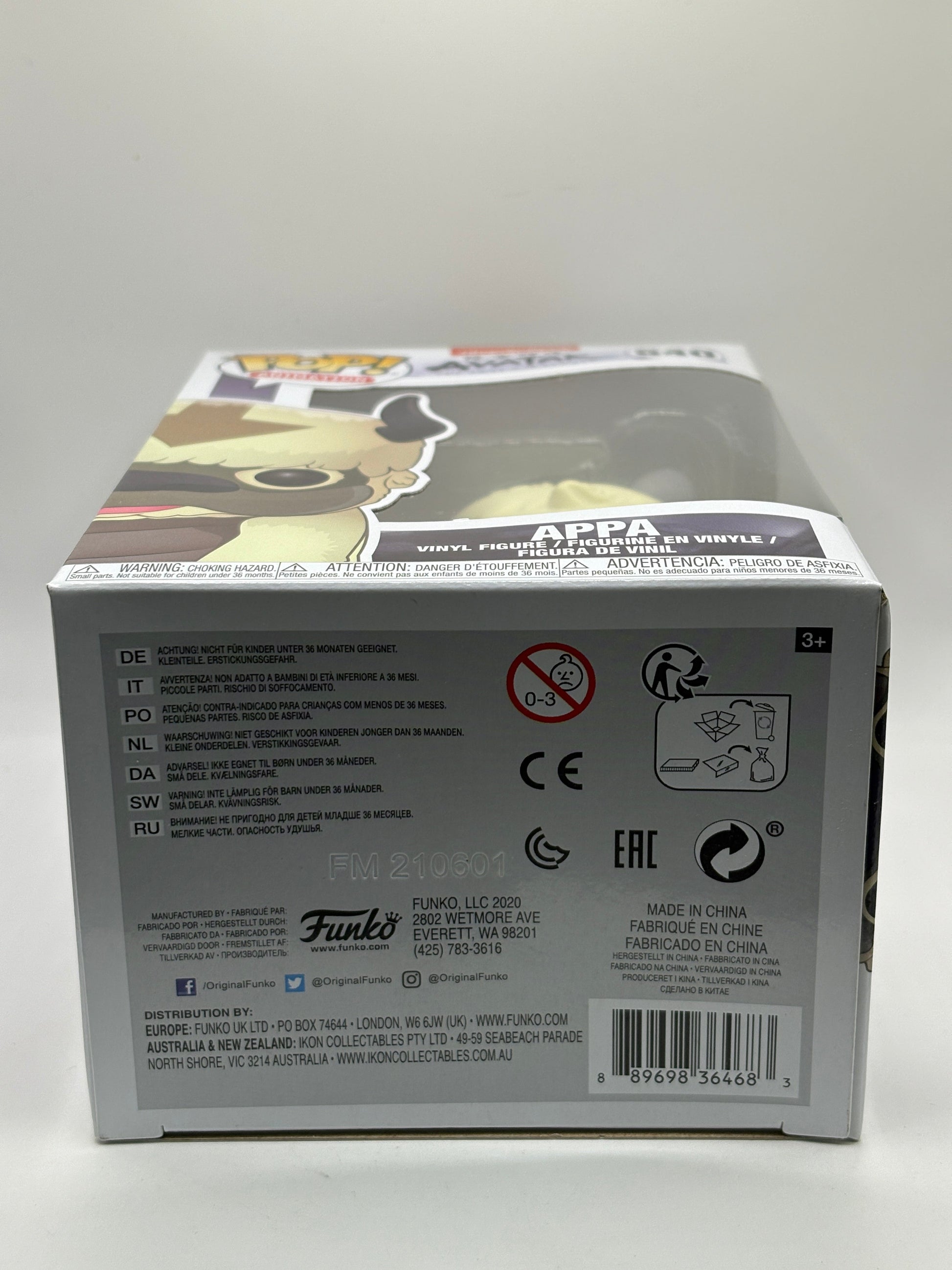 Funko POP! Animation Avatar #540 Appa Vinyl Figure FRENLY BRICKS - Open 7 Days