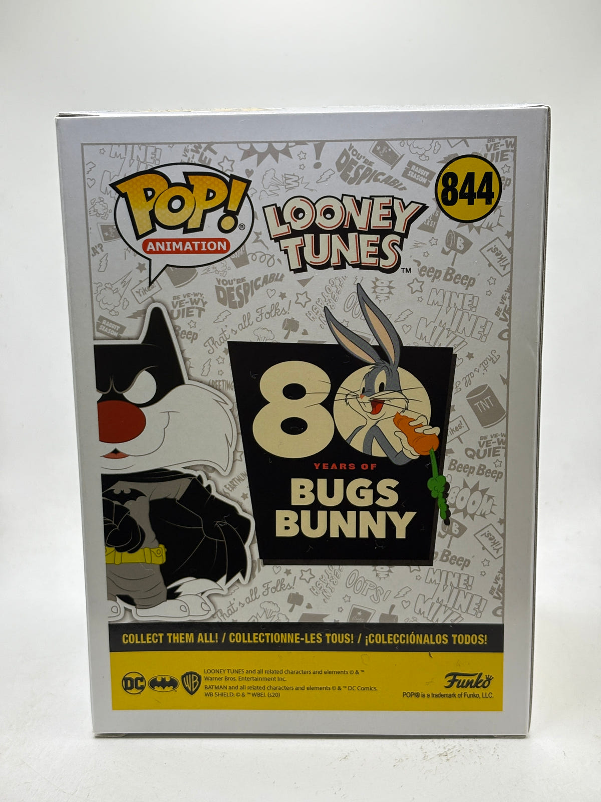 Funko POP! Animation DC Looney Tunes #844 Sylvester as Batman SE Vinyl Figure image 3
