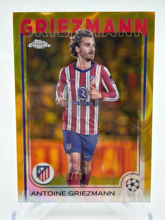 2024-25 Topps Chrome UEFA Antoine Griezmann Gold Lava Refractor /50 FRENLY BRICKS - Open 7 Days