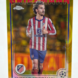 2024-25 Topps Chrome UEFA Antoine Griezmann Gold Lava Refractor /50 FRENLY BRICKS - Open 7 Days