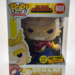 Funko POP! Animation My Hero Academia #608 Silver Age All Might Glow Hot Topic FRENLY BRICKS - Open 7 Days