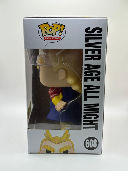 Funko POP! Animation My Hero Academia #608 Silver Age All Might Glow Hot Topic FRENLY BRICKS - Open 7 Days