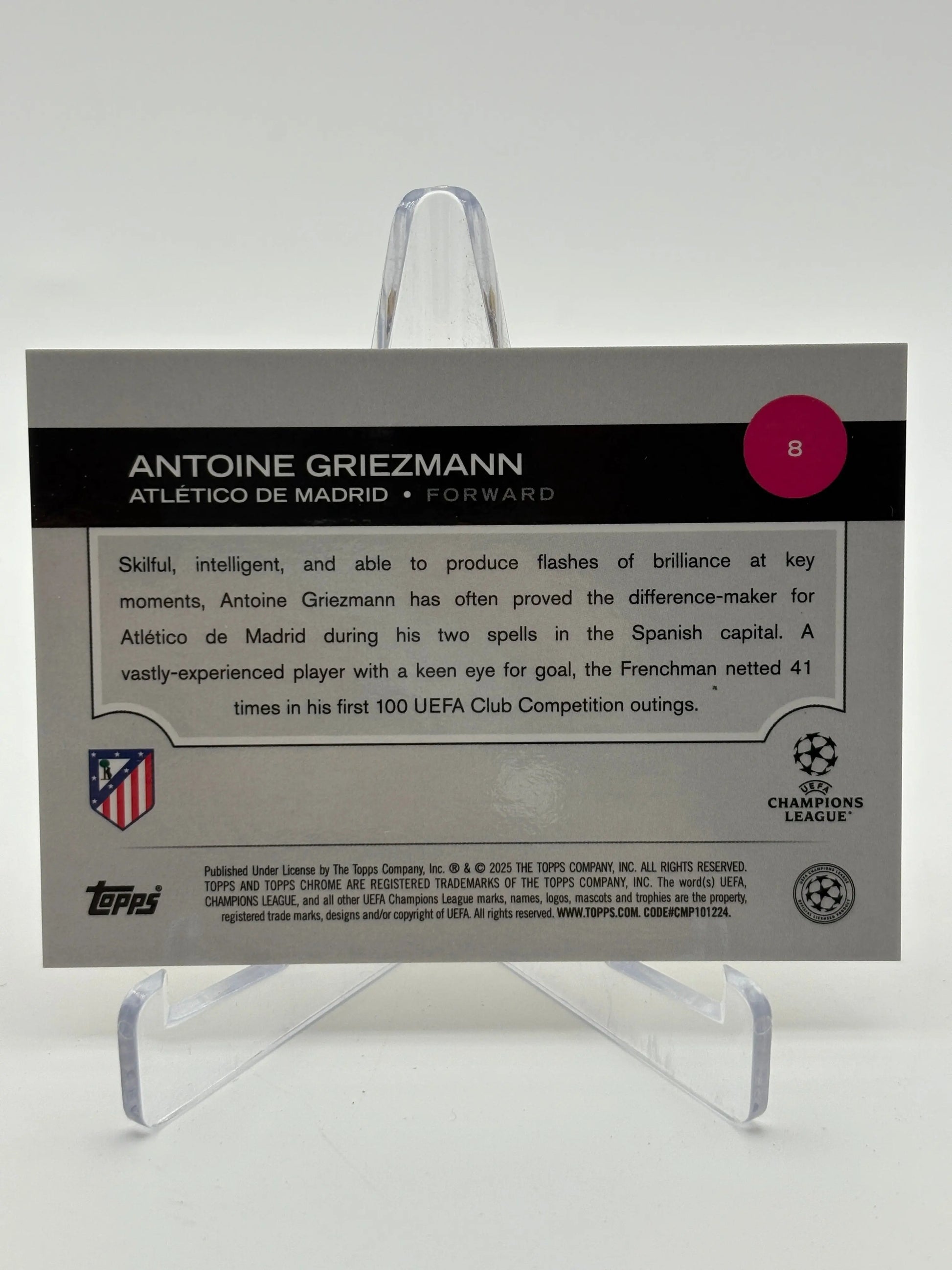 2024-25 Topps Chrome UEFA Antoine Griezmann Gold Lava Refractor /50 FRENLY BRICKS - Open 7 Days