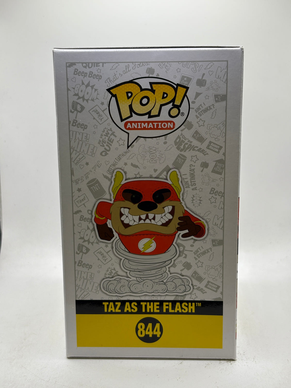 Funko POP! Animation DC Looney Tunes #844 Taz as the Flash SE Vinyl Figure image 4