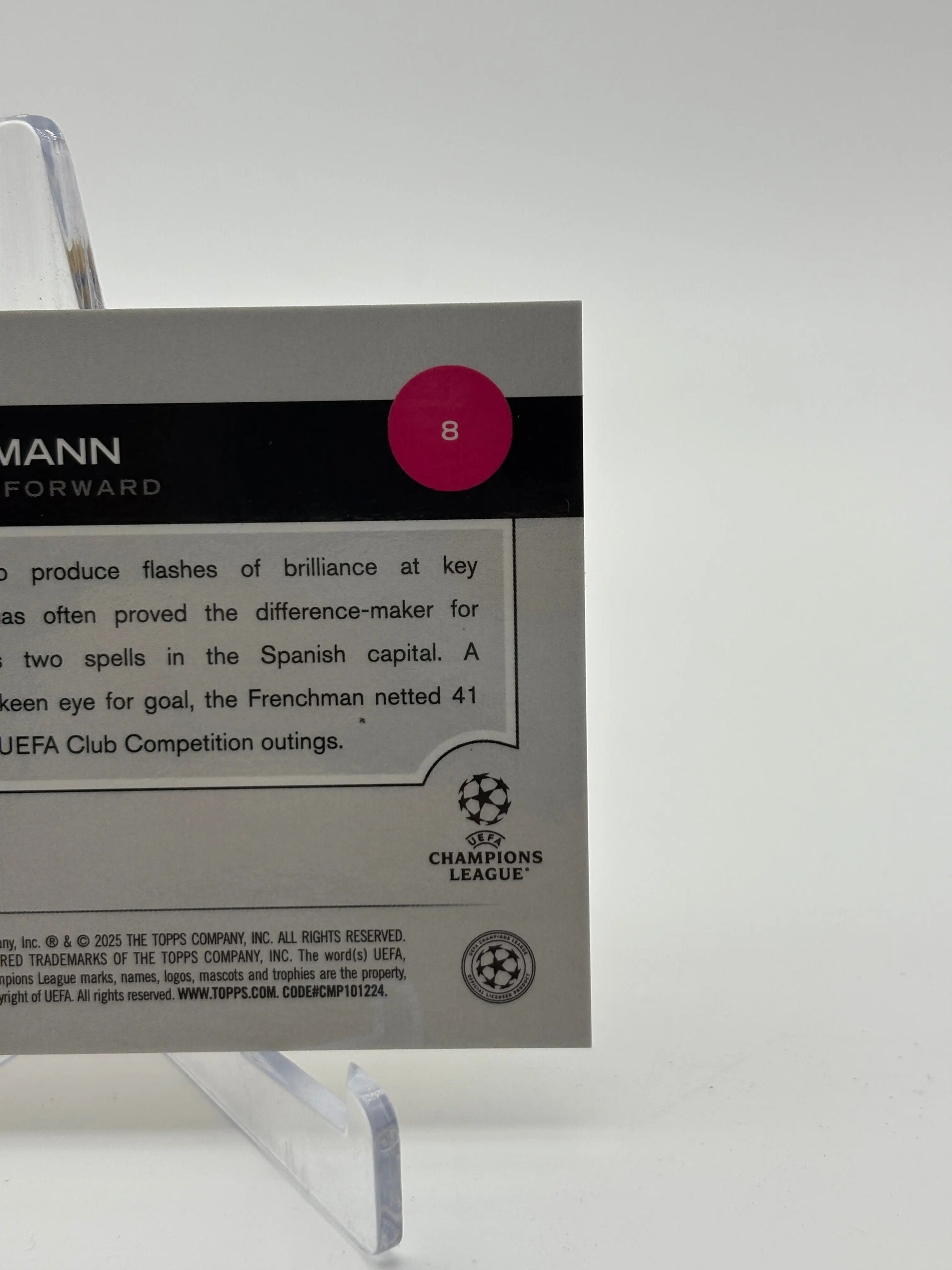 2024-25 Topps Chrome UEFA Antoine Griezmann Gold Lava Refractor /50 FRENLY BRICKS - Open 7 Days