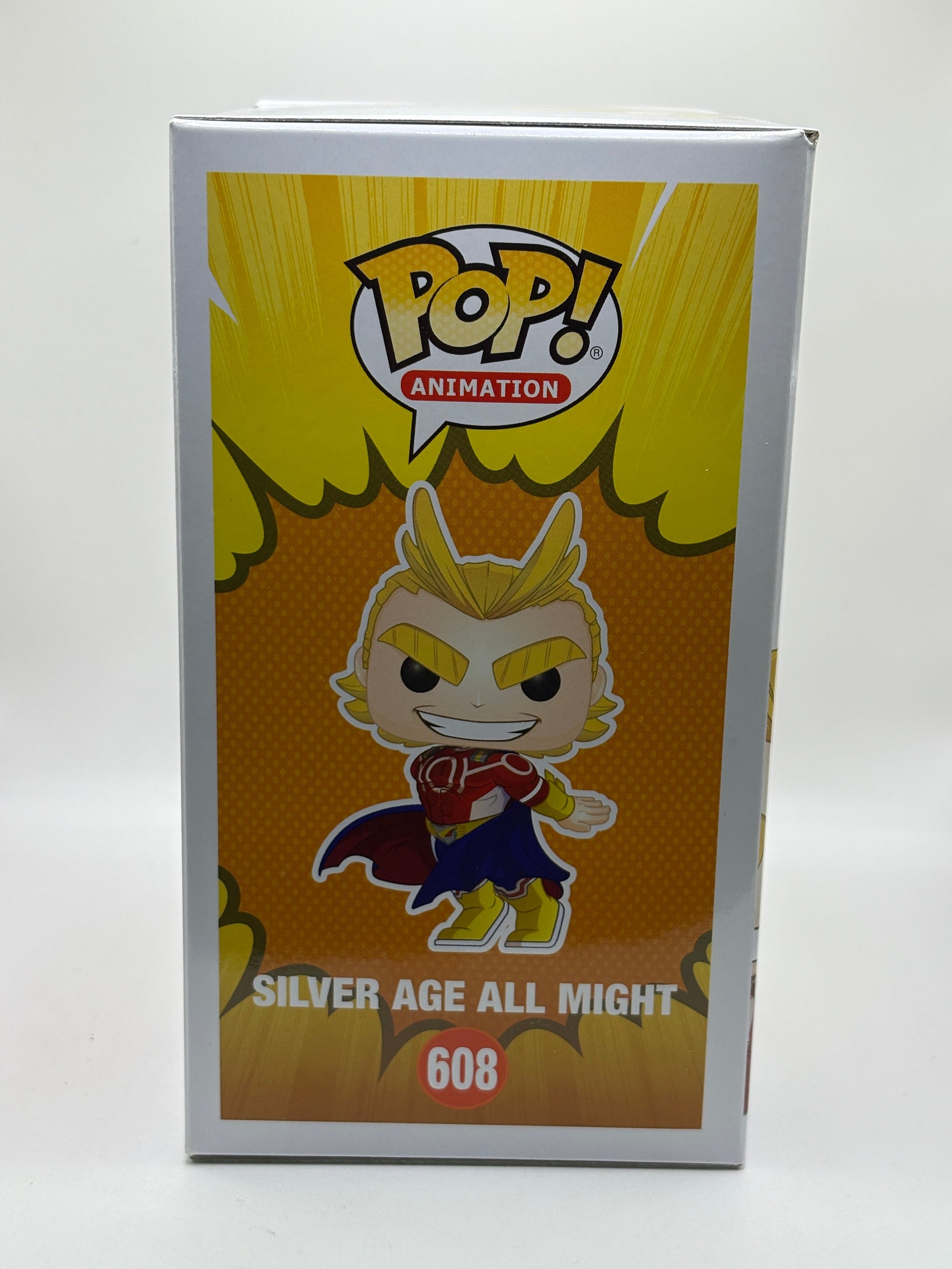 Funko POP! Animation My Hero Academia #608 Silver Age All Might Glow Hot Topic FRENLY BRICKS - Open 7 Days