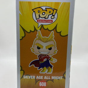 Funko POP! Animation My Hero Academia #608 Silver Age All Might Glow Hot Topic FRENLY BRICKS - Open 7 Days