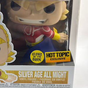Funko POP! Animation My Hero Academia #608 Silver Age All Might Glow Hot Topic FRENLY BRICKS - Open 7 Days