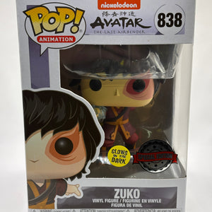 Funko POP! Animation Avatar #838 Zuko Glow Special Edition Vinyl Figure FRENLY BRICKS - Open 7 Days