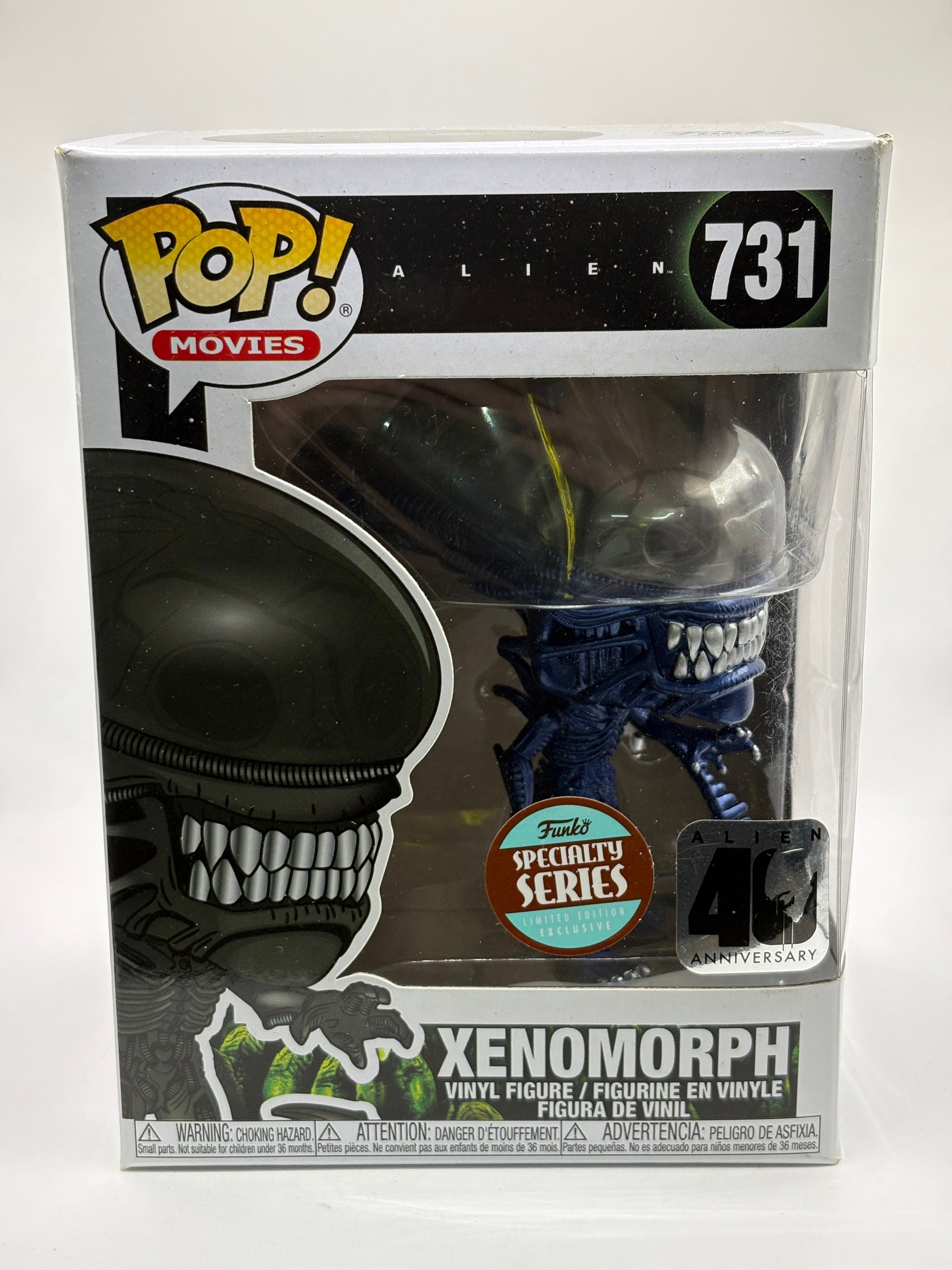 Funko POP! Movies Alien #731 Xenomorph Specialty Series 40th Anniversary FRENLY BRICKS - Open 7 Days