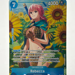 One Piece TCG OP10 - Rebecca OP10-058 SR Alternate Art LP FRENLY BRICKS - Open 7 Days
