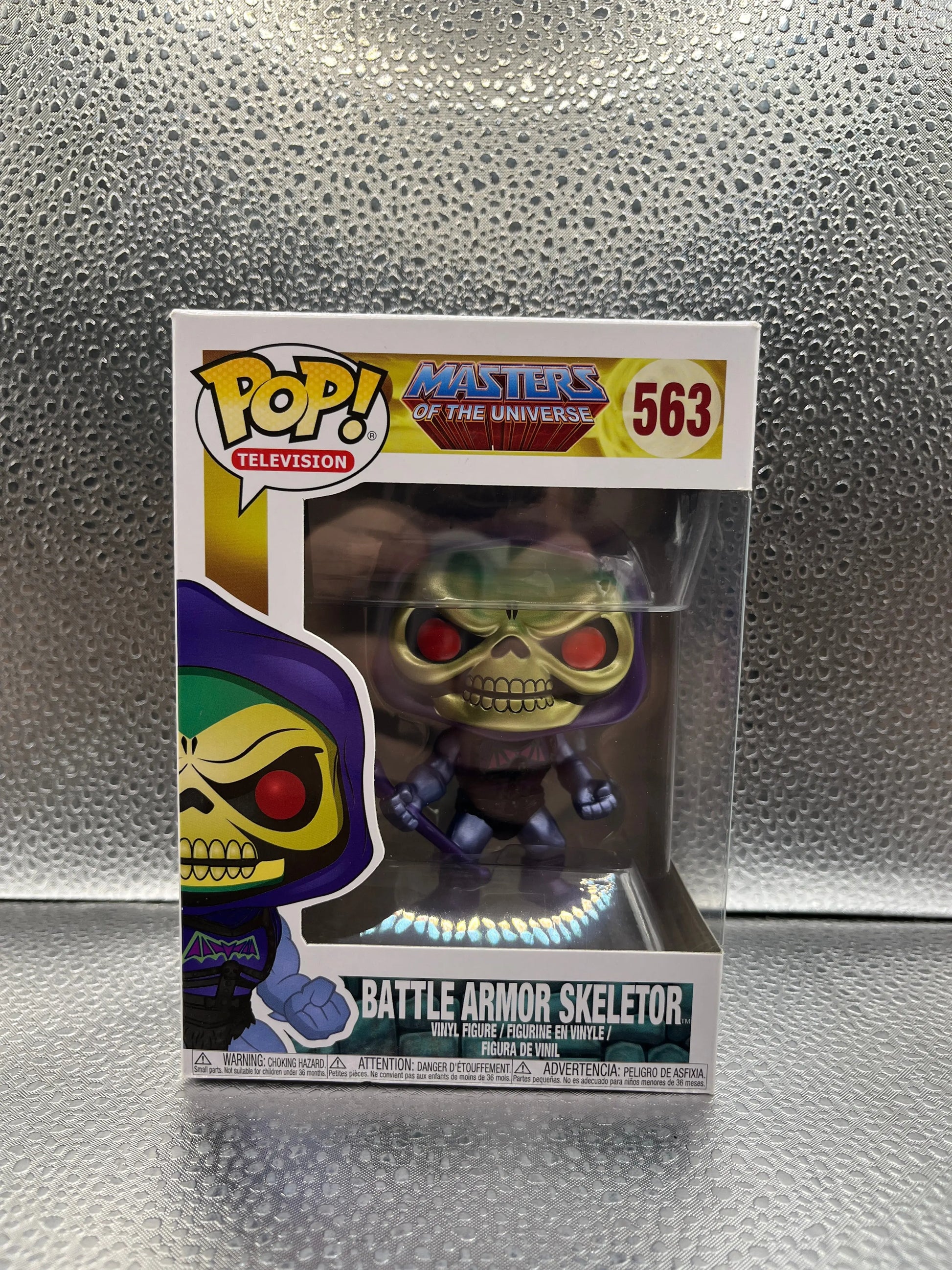 Funko POP Television - MOTU Battle Armor Skeletor #563 (Metallic Version) FRENLY BRICKS - Open 7 Days
