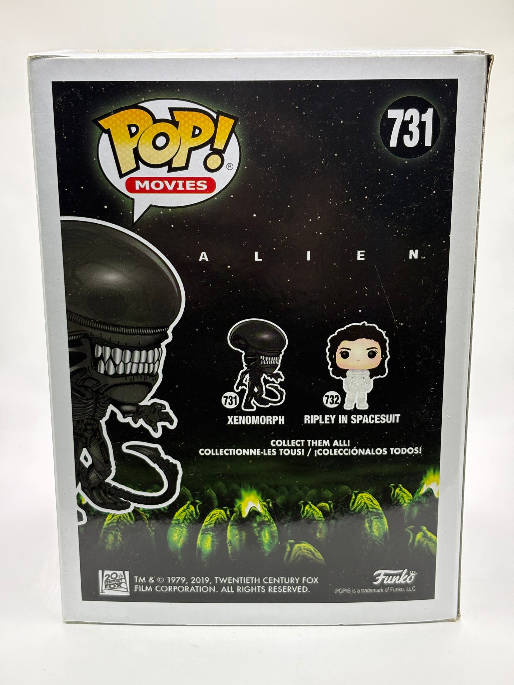 Funko POP! Movies Alien #731 Xenomorph Specialty Series 40th Anniversary FRENLY BRICKS - Open 7 Days