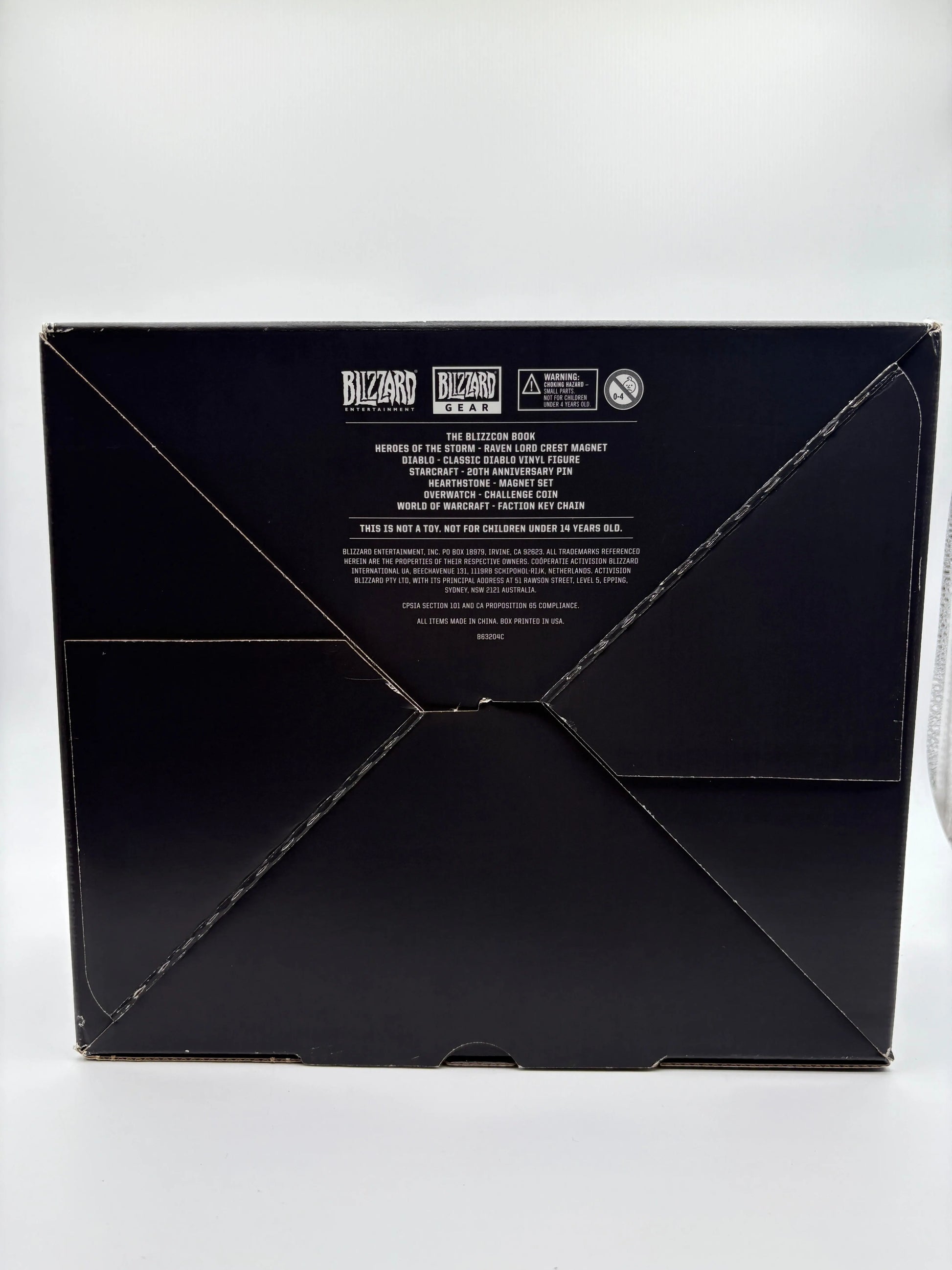 Blizzcon Exclusive 2018 UNOPENED Goody Bag/Box Set Blizzard Rare Collectible New FRENLY BRICKS - Open 7 Days