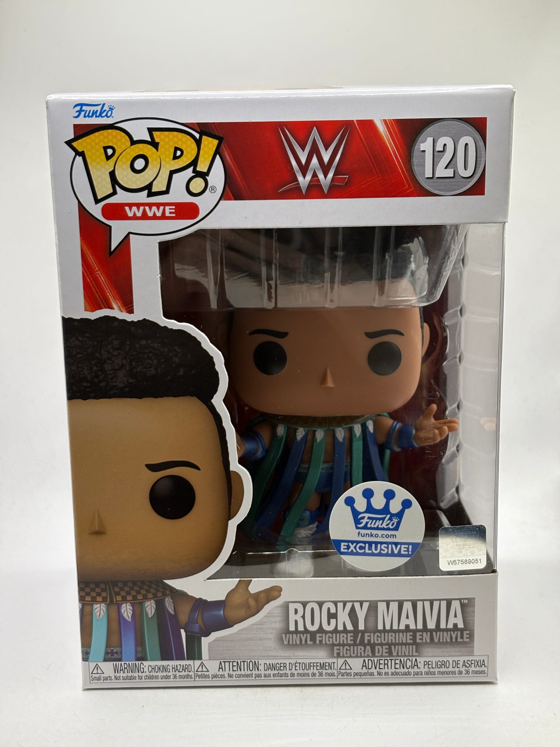 Funko POP! WWE #120 Rocky Maivia Funko Exclusive image 1