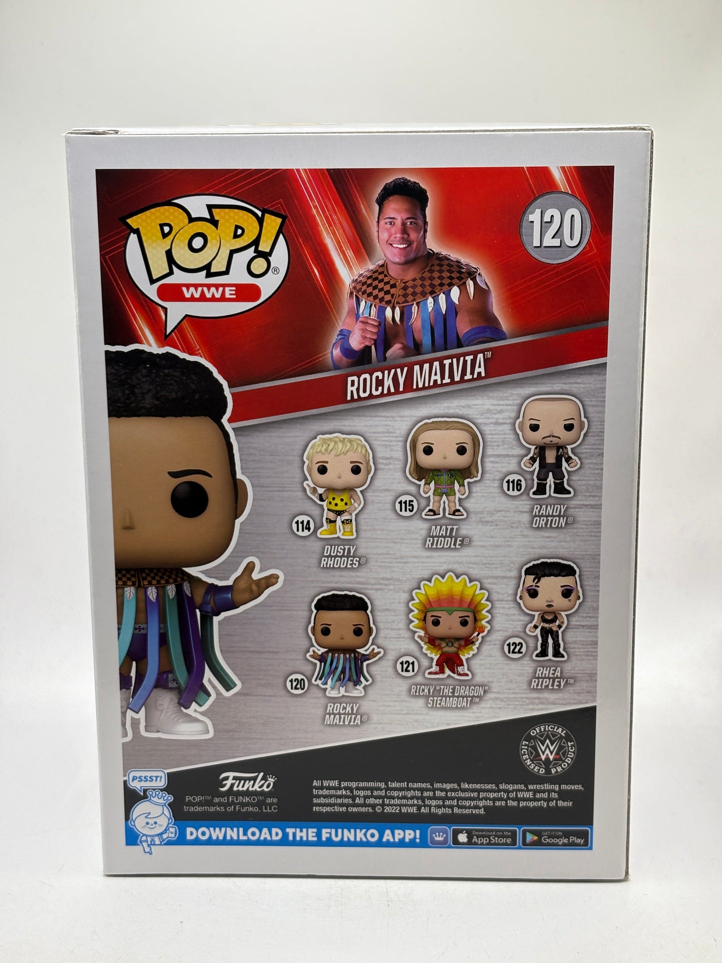 Funko POP! WWE #120 Rocky Maivia Funko Exclusive