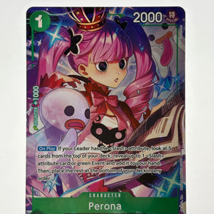 One Piece TCG OP12 - Perona OP12-034 SR Alternate Art LP FRENLY BRICKS - Open 7 Days