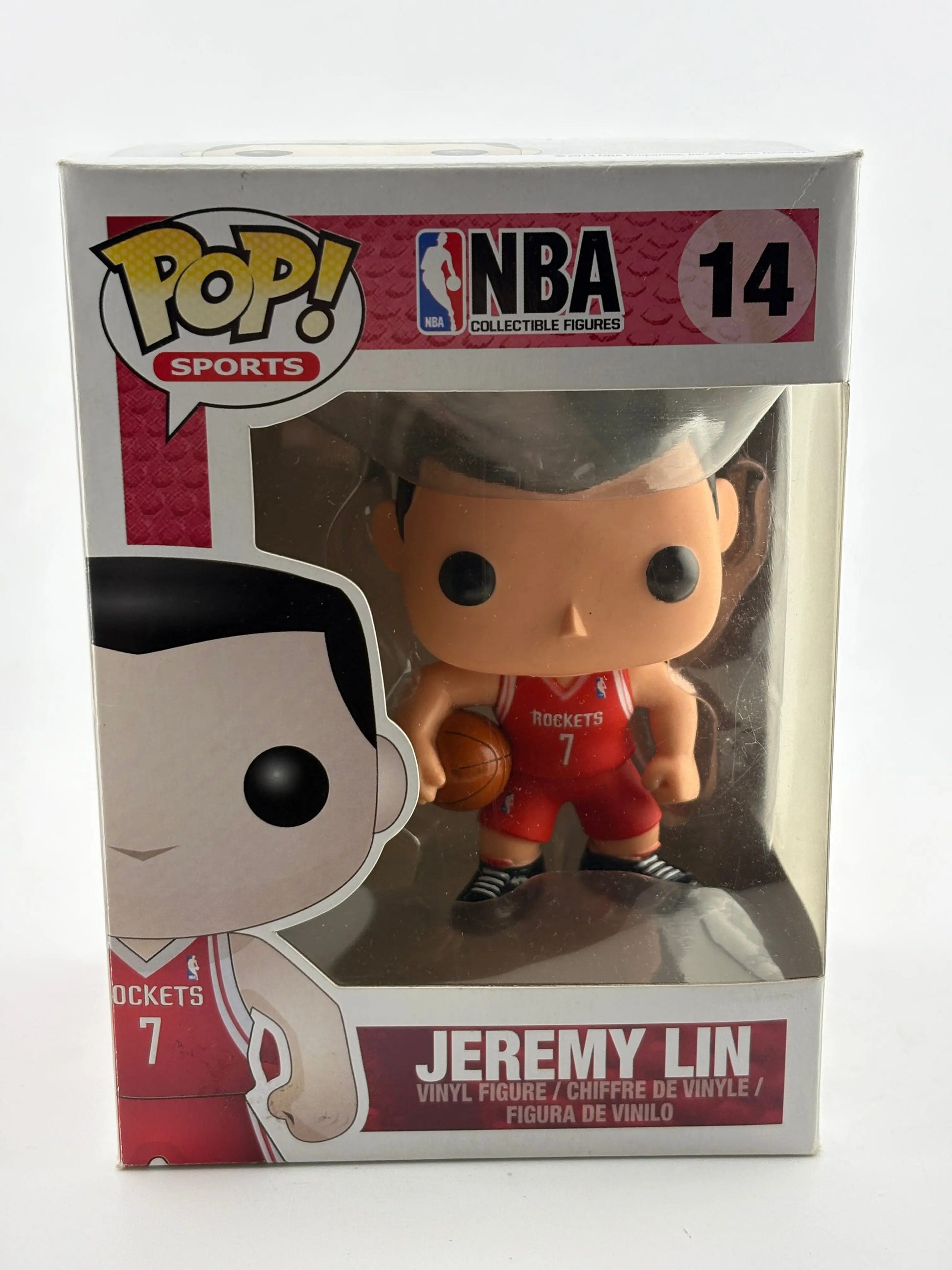 Funko POP! Sports NBA #14 Jeremy Lin Vinyl Figure Rare Vaulted image 1