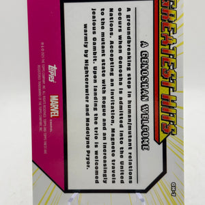 2025 Topps Finest X-Men '97 Greatest Hits Gold #GH7 A Genoshan Welcome /50 FRENLY BRICKS - Open 7 Days