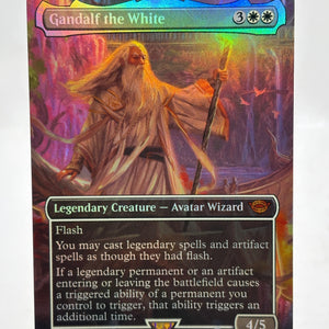 Wizards Gandalf the White Borderless Mythic Legendary LTR 0442 English FRENLY BRICKS - Open 7 Days