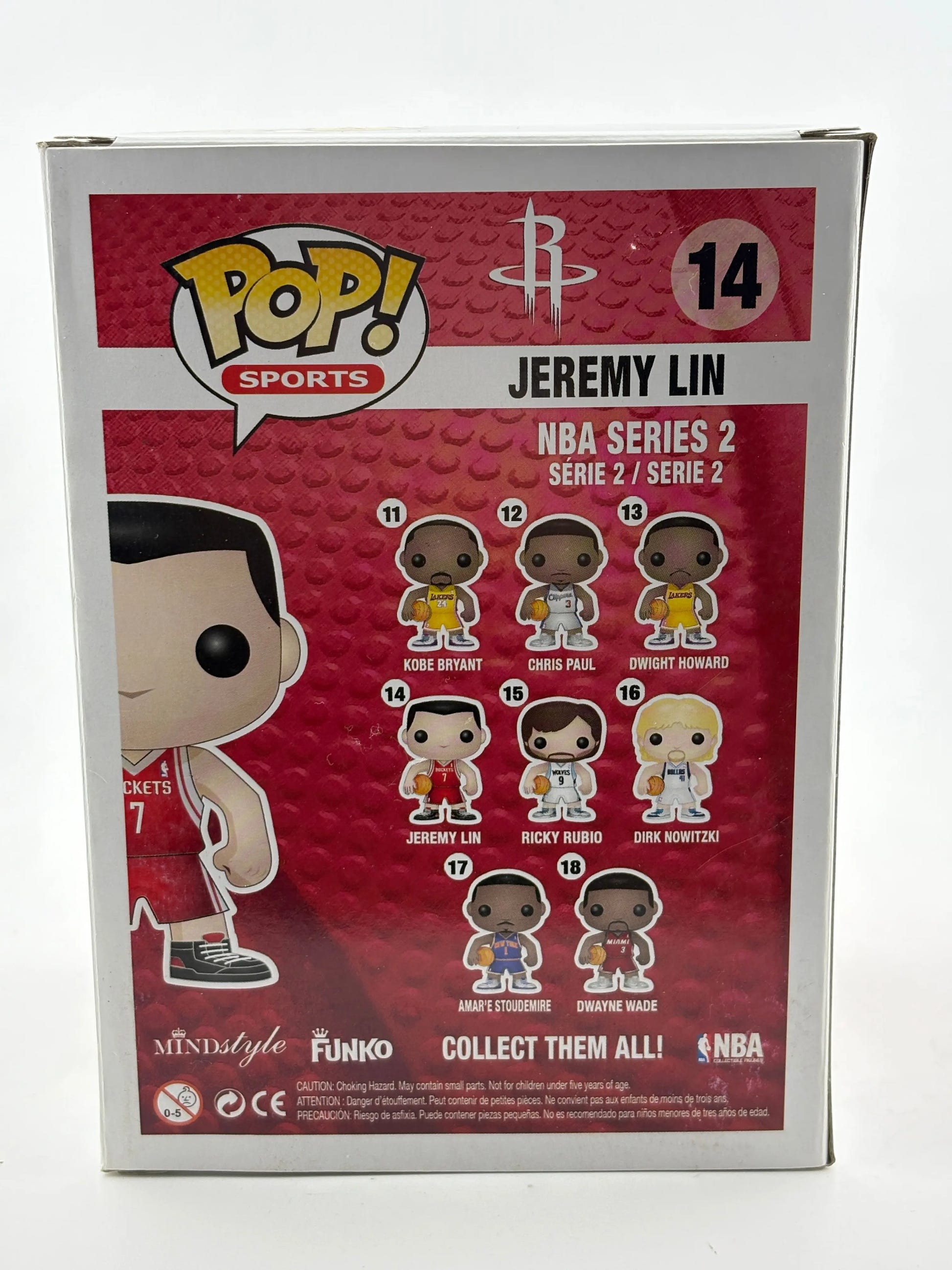 Funko POP! Sports NBA #14 Jeremy Lin Vinyl Figure Rare Vaulted, photo 3 image 3