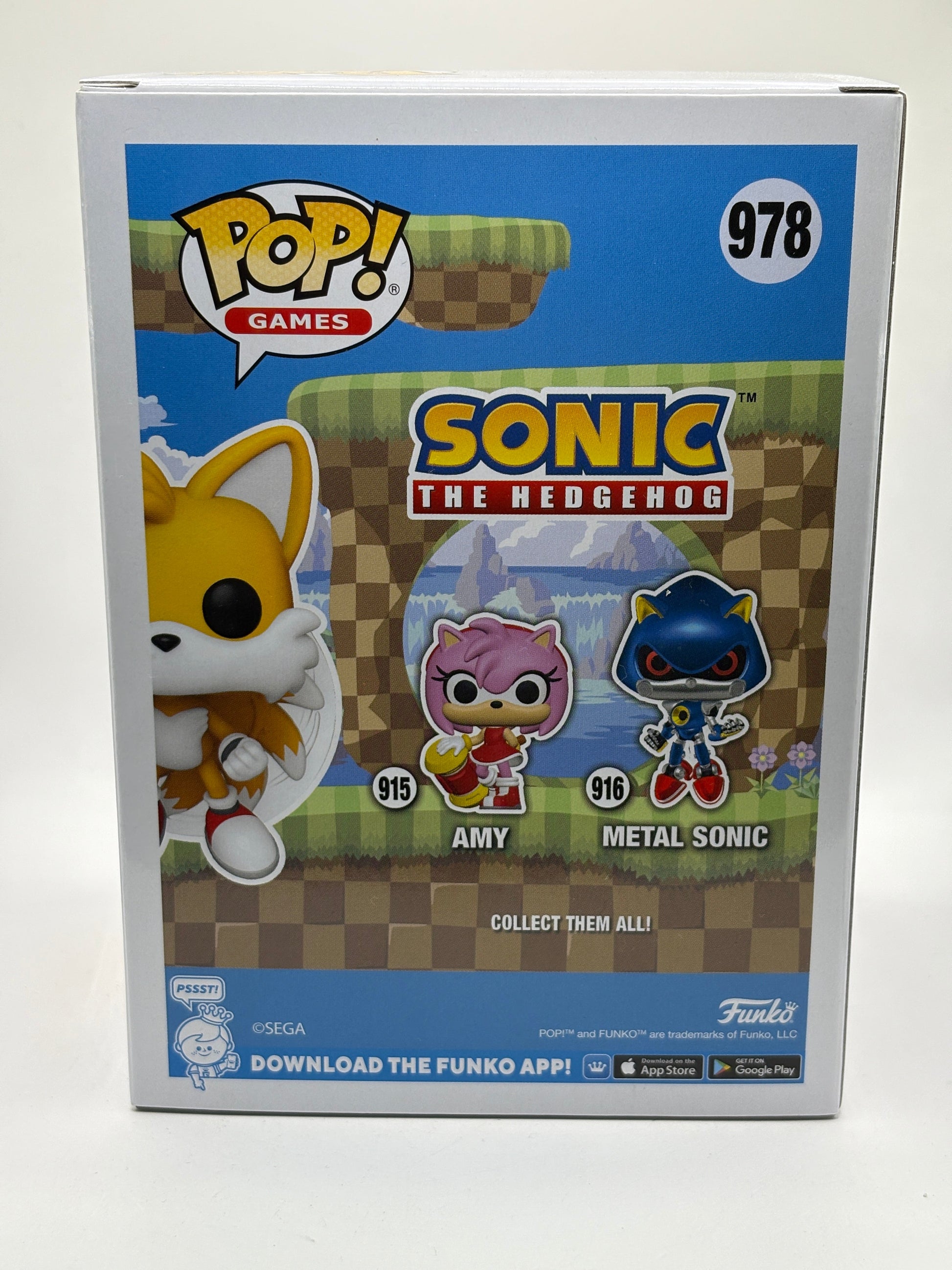 Funko POP! Games Sonic the Hedgehog #978 Tails Vinyl Figure FRENLY BRICKS - Open 7 Days