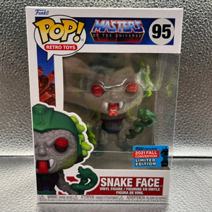 Funko POP Retro Toys - MOTU Snake Face #95 (2021 Fall Convention) FRENLY BRICKS - Open 7 Days