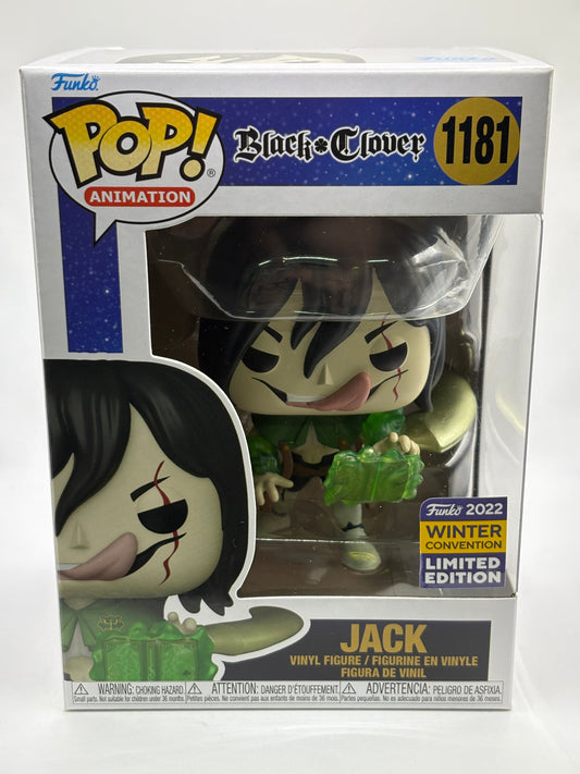 Funko POP! Animation Black Clover #1181 Jack 2022 Winter Convention FRENLY BRICKS - Open 7 Days