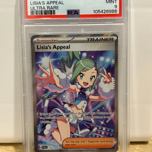 2024 Pokemon Surging Sparks Lisia’s Appeal 234/191 PSA 9 FRENLY BRICKS - Open 7 Days
