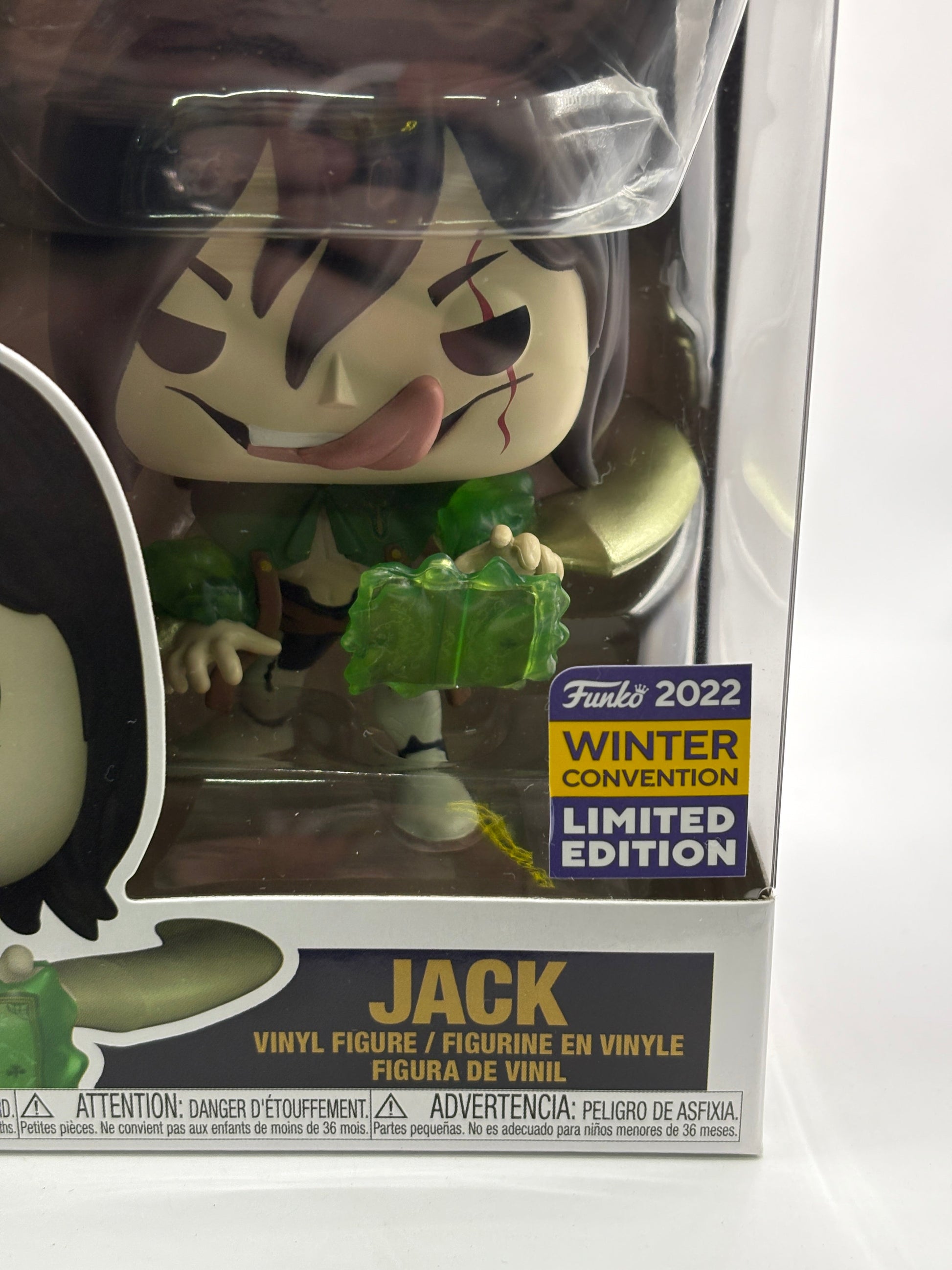 Funko POP! Animation Black Clover #1181 Jack 2022 Winter Convention FRENLY BRICKS - Open 7 Days