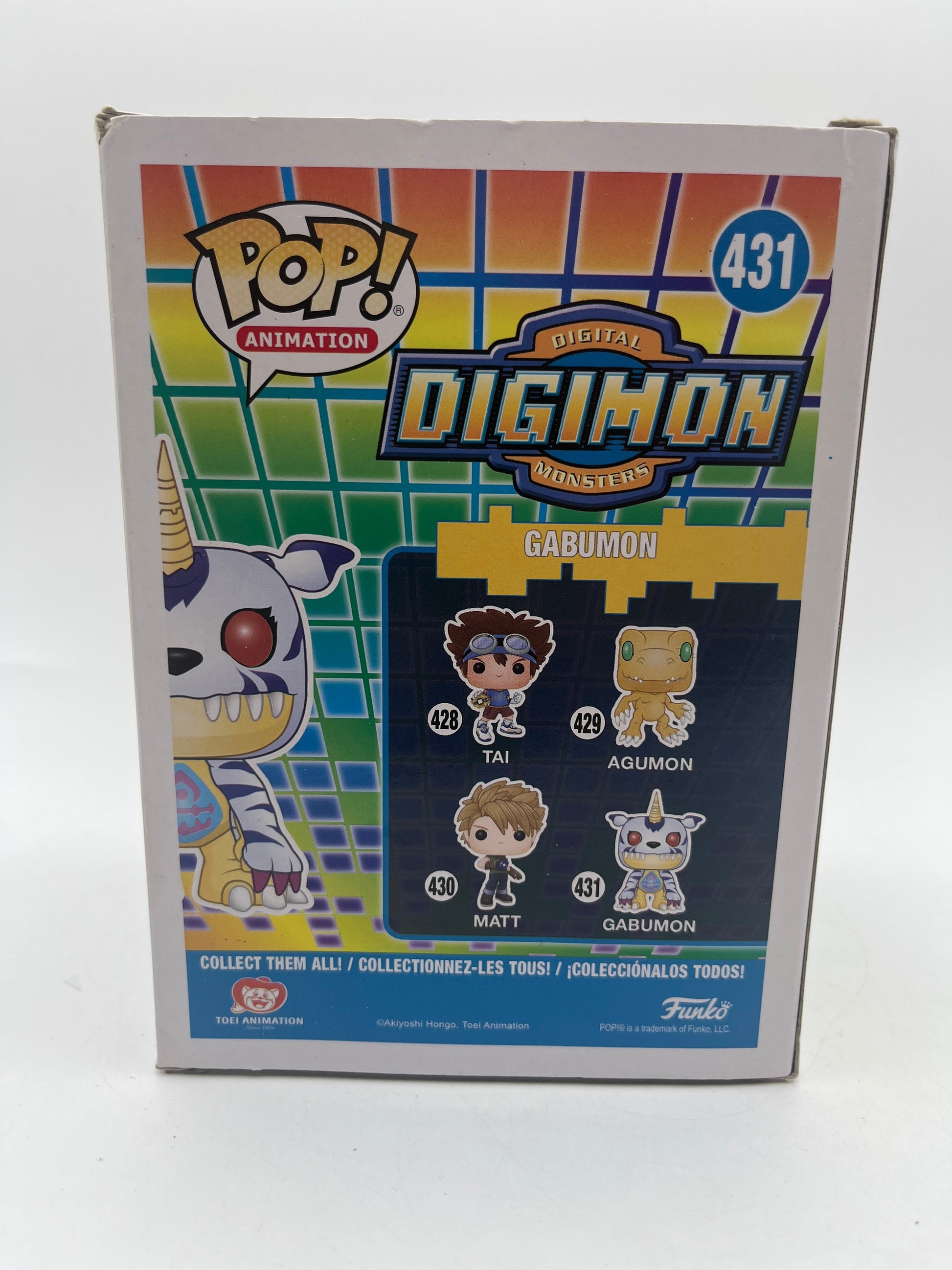 Funko POP! Animation Digimon Digital Monsters "Gabumon" #431 +combinedshipping FRENLY BRICKS - Open 7 Days