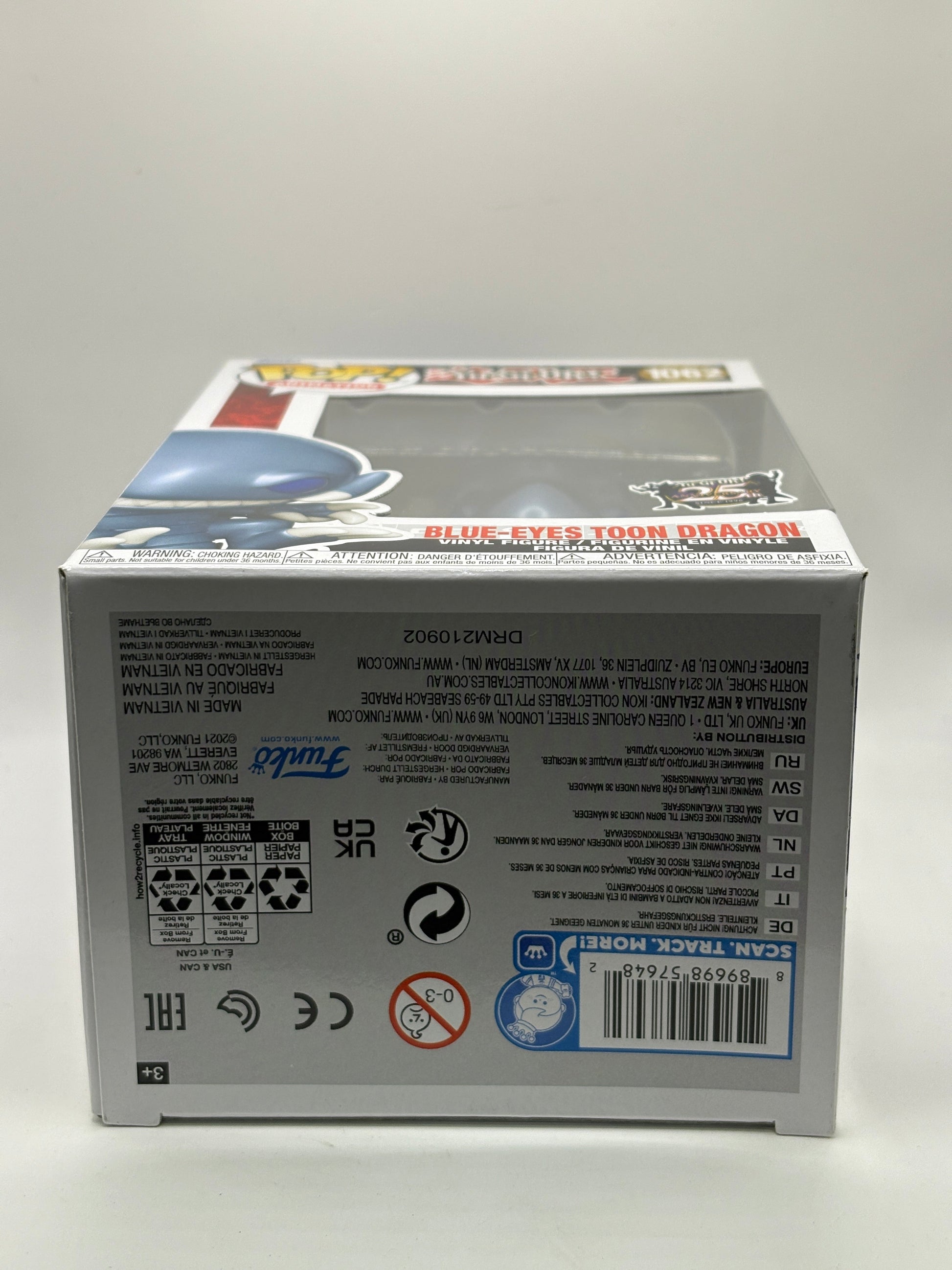 Funko POP! Animation Yu-Gi-Oh! #1062 Blue-Eyes Toon Dragon 25th Anniversary FRENLY BRICKS - Open 7 Days