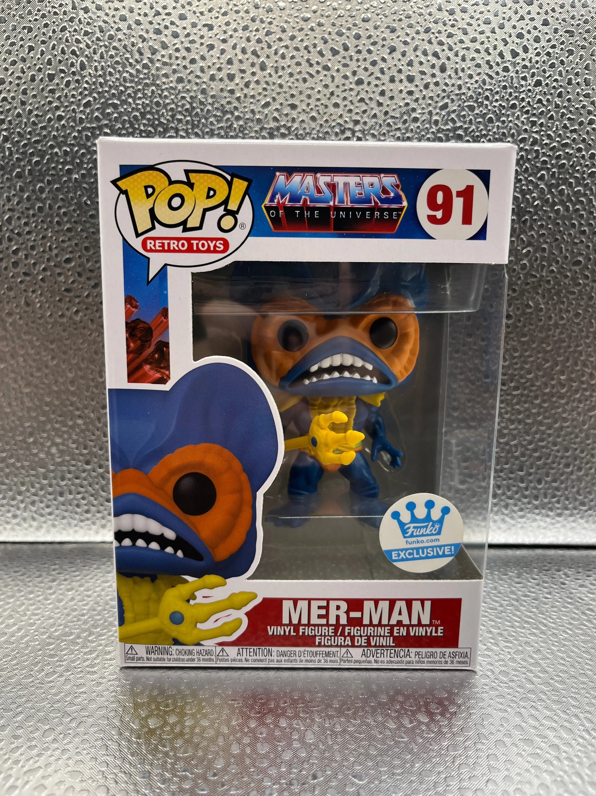 Funko POP Retro Toys - MOTU Mer-Man #91 (Funko Series Exclusive) FRENLY BRICKS - Open 7 Days
