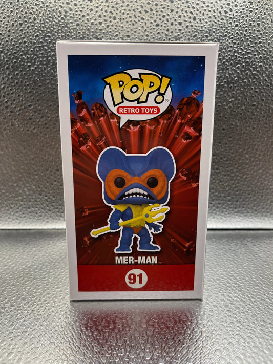 Funko POP Retro Toys - MOTU Mer-Man #91 (Funko Series Exclusive) FRENLY BRICKS - Open 7 Days