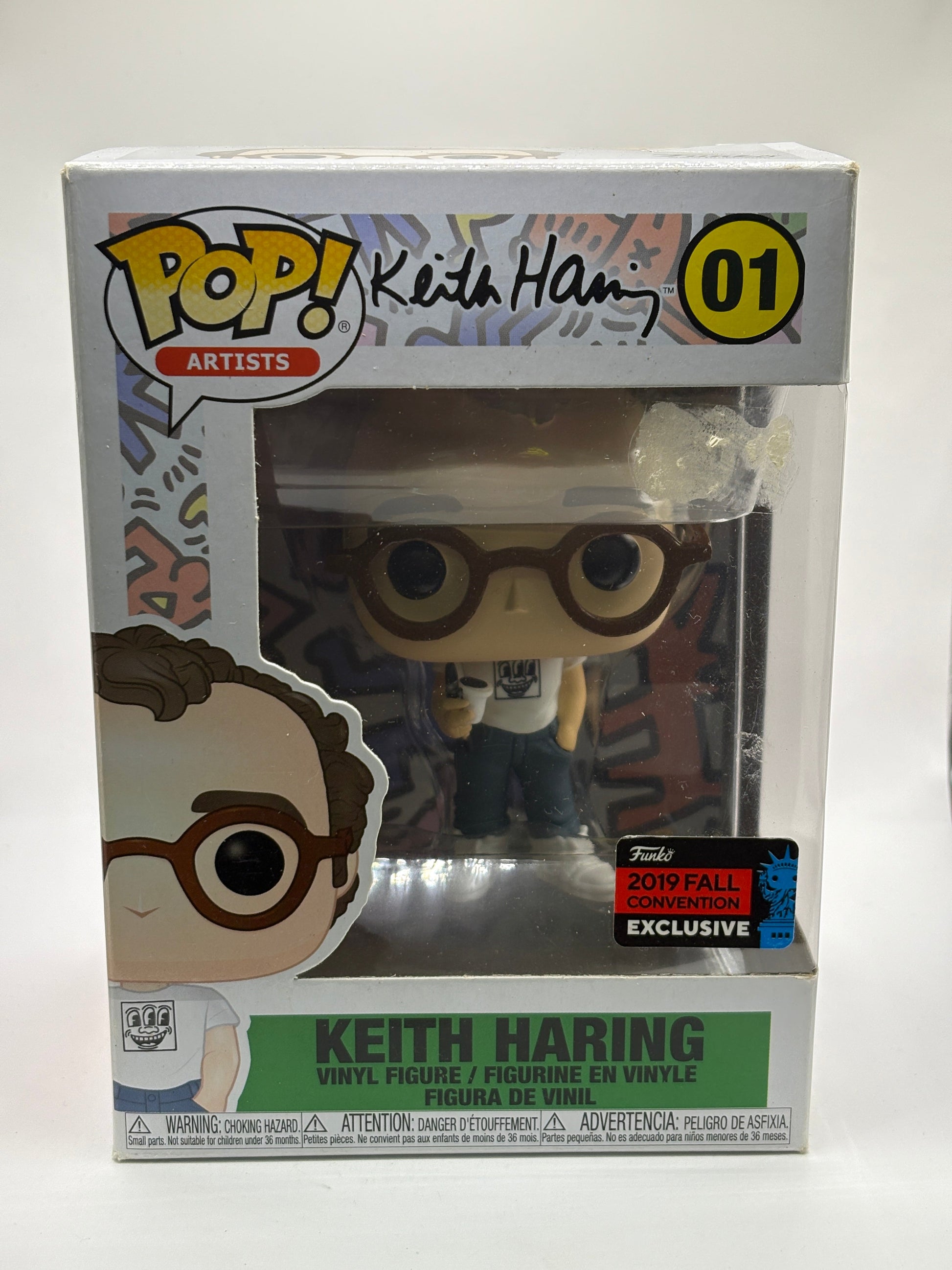 Funko POP! Artists Keith Haring #01 Keith Haring 2019 Fall Convention FRENLY BRICKS - Open 7 Days