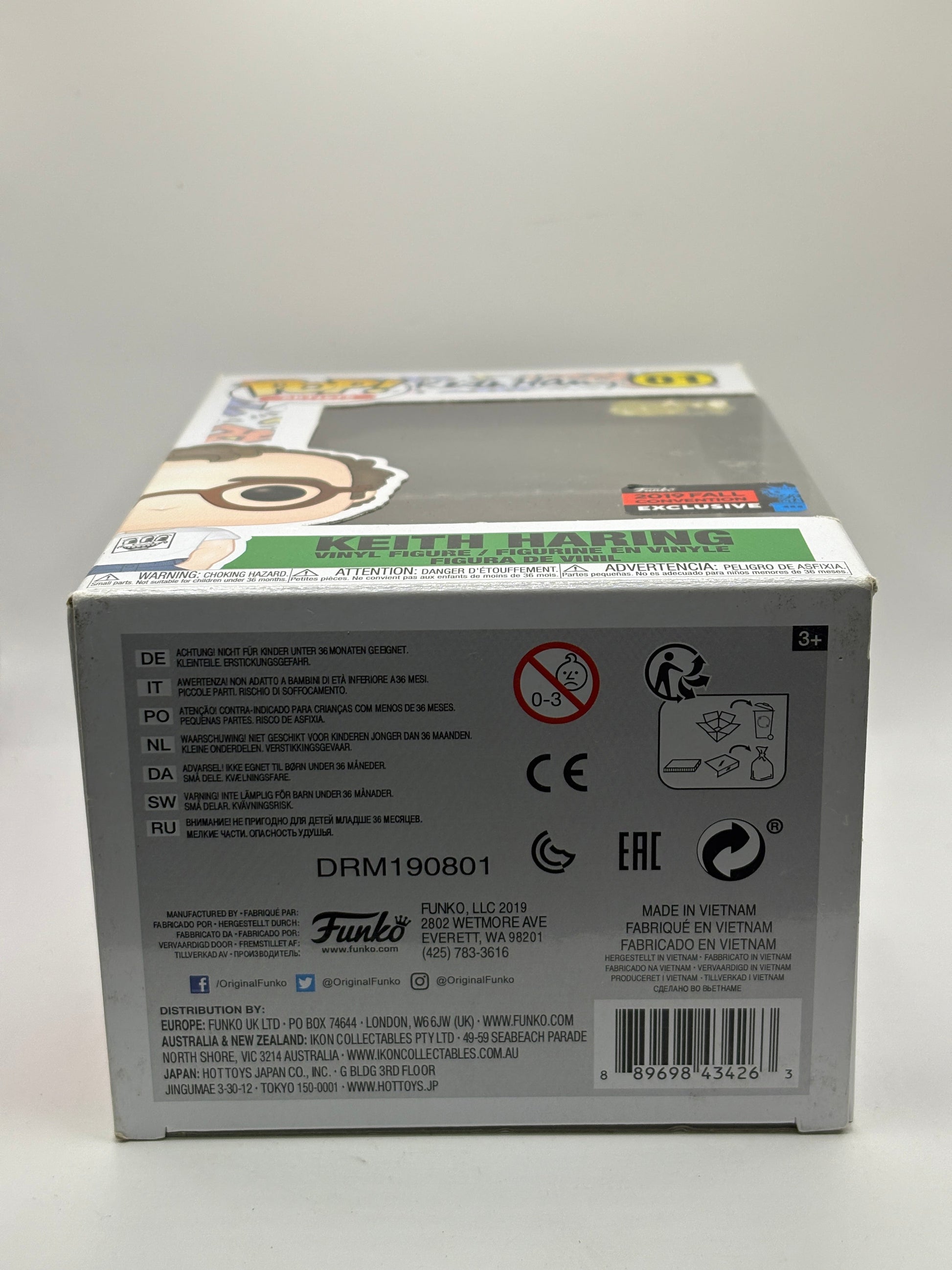 Funko POP! Artists Keith Haring #01 Keith Haring 2019 Fall Convention FRENLY BRICKS - Open 7 Days