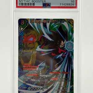 Dragon Ball Super Masters - SS4 Vegeta, Peak of Primitive Power BT8-136 SCR PSA 10 FRENLY BRICKS - Open 7 Days