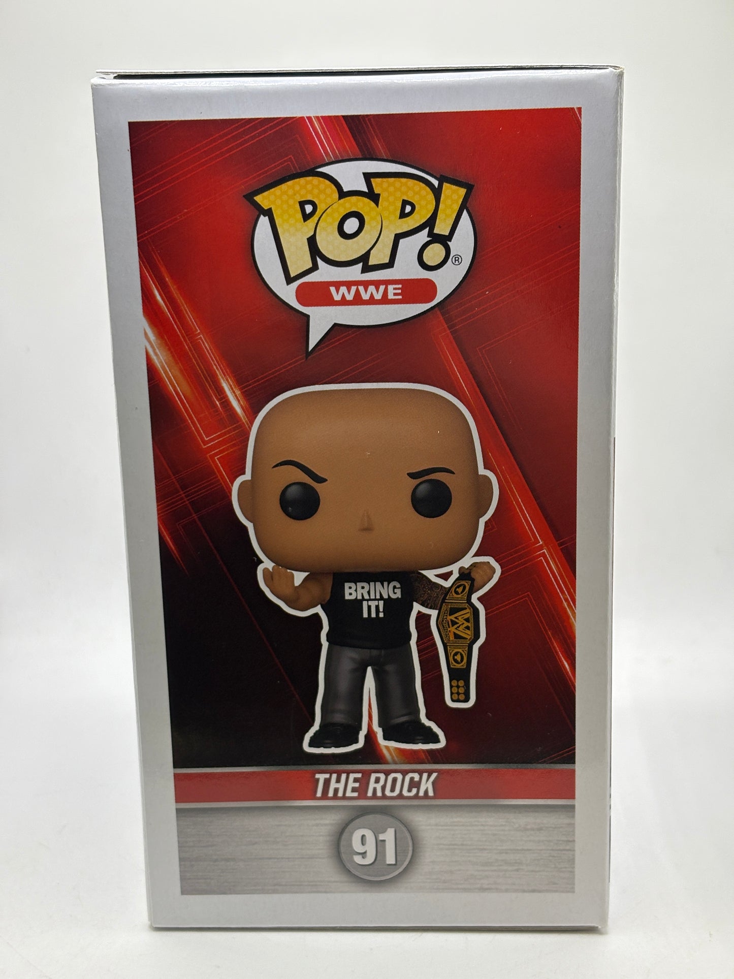 Funko POP! WWE #91 The Rock Vinyl Figure Special Edition 25th Anniversary