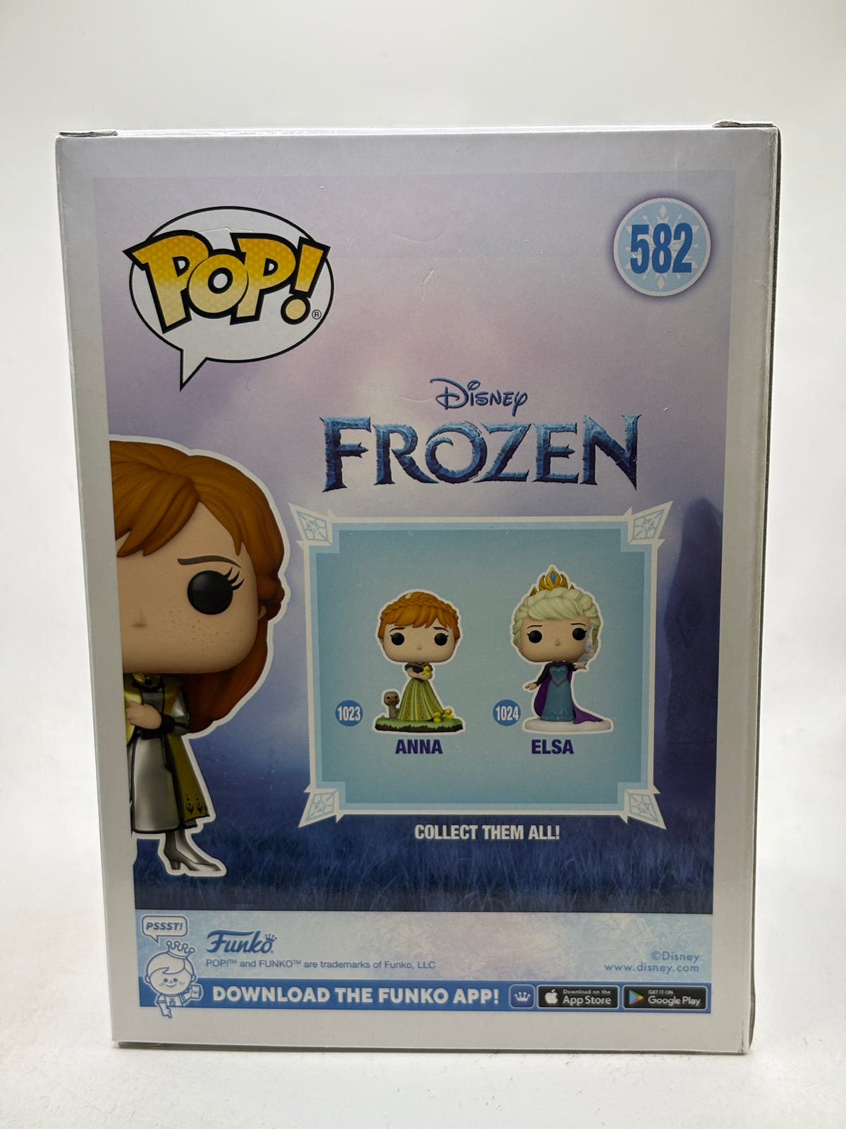 Funko POP! Disney Frozen #582 Anna Vinyl Figure with Pin Special Edition image 3
